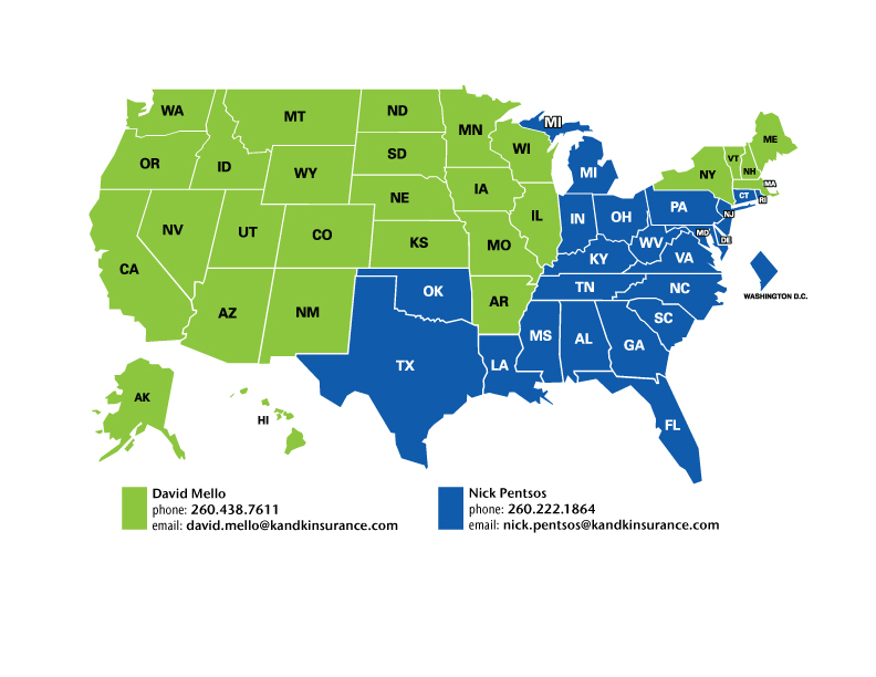 Sales Regions Agent Map